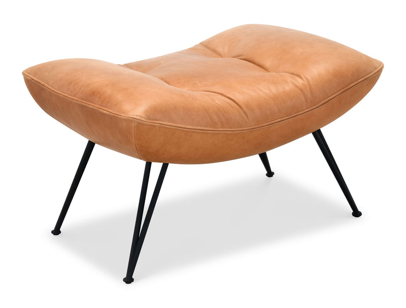 CC - Kayne Ottoman - Light Brown