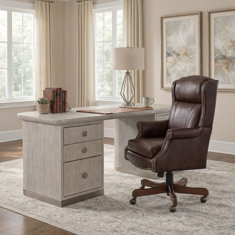 EC - Merlin Executive Swivel Tilt Chair - Dark Brown