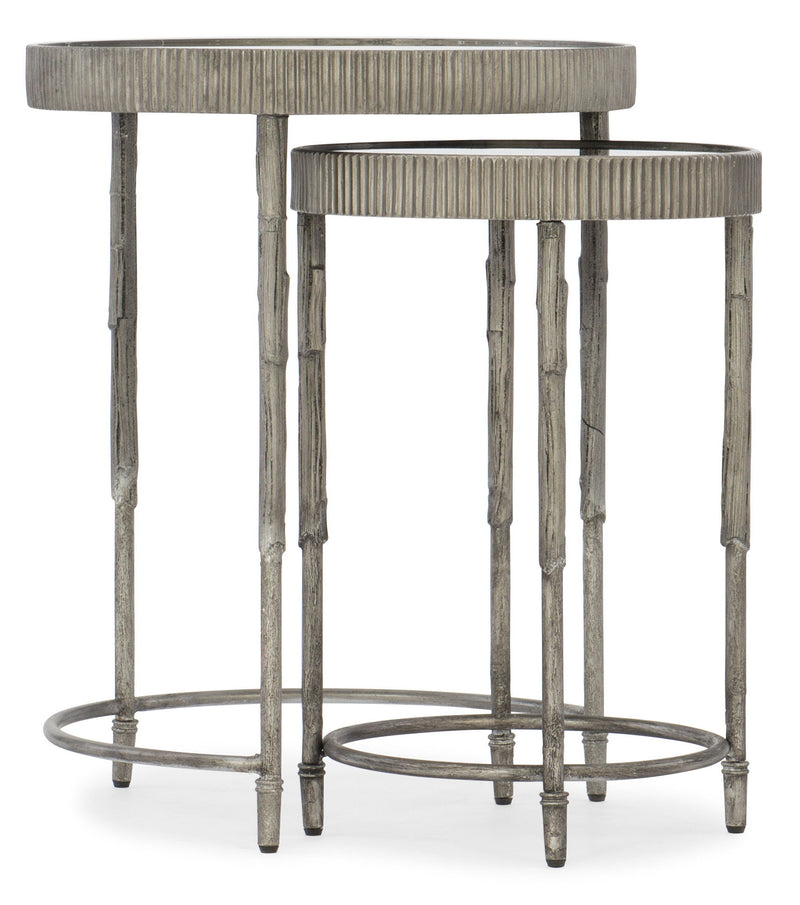 Home Accent - Accent Nesting Tables - Pearl Silver