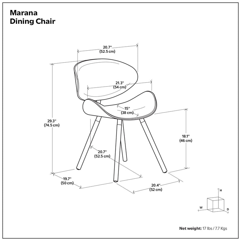 Marana - Mid Century Modern Dining Chair