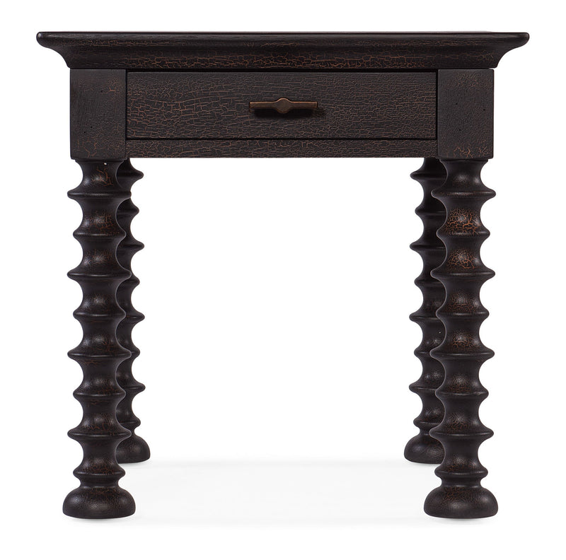 Big Sky - Turned Leg End Table - Black