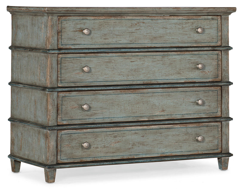 Alfresco - Costiere Chest - Light Blue / Light Brown