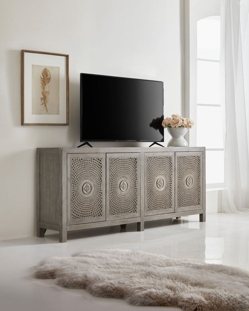 Melange - Emmett Entertainment Console - Dark Gray