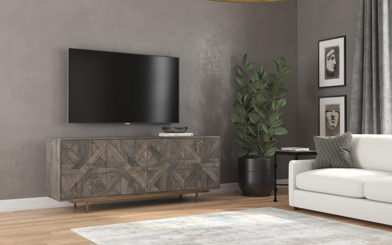Commerce And Market - Layers Credenza - Dark Gray