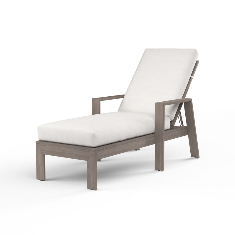 Laguna - Chaise Lounge, No Welt - Canvas Flax / Driftwood