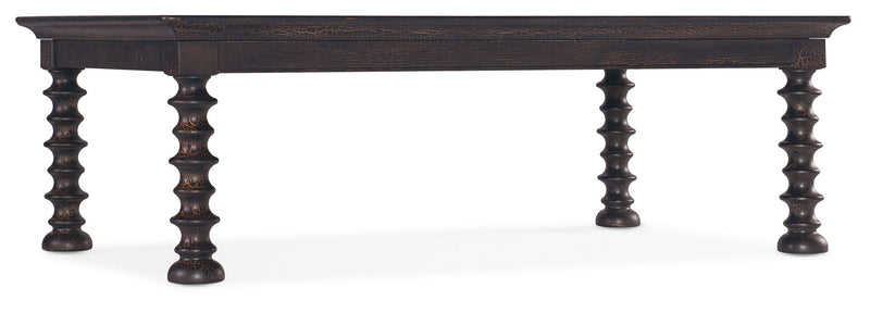 Big Sky - Turned Leg Cocktail Table - Black
