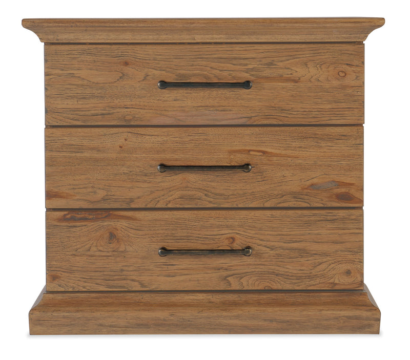 Big Sky - 3-Drawer Nightstand - Light Brown