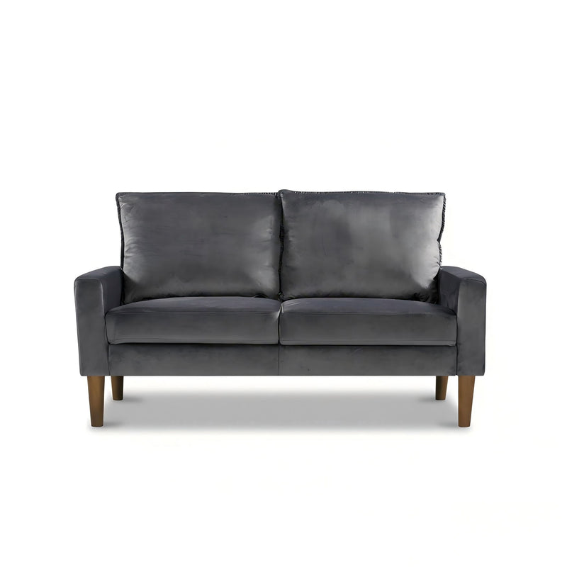Upholstered Loveseat Sofa, 2 Seater Couch For Living Room Apartment