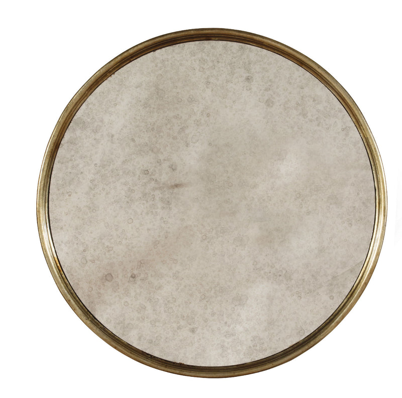 Sanctuary - Round Mirrored Accent Table - Visage