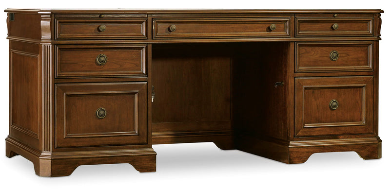 Brookhaven - Executive Desk - Dark Brown