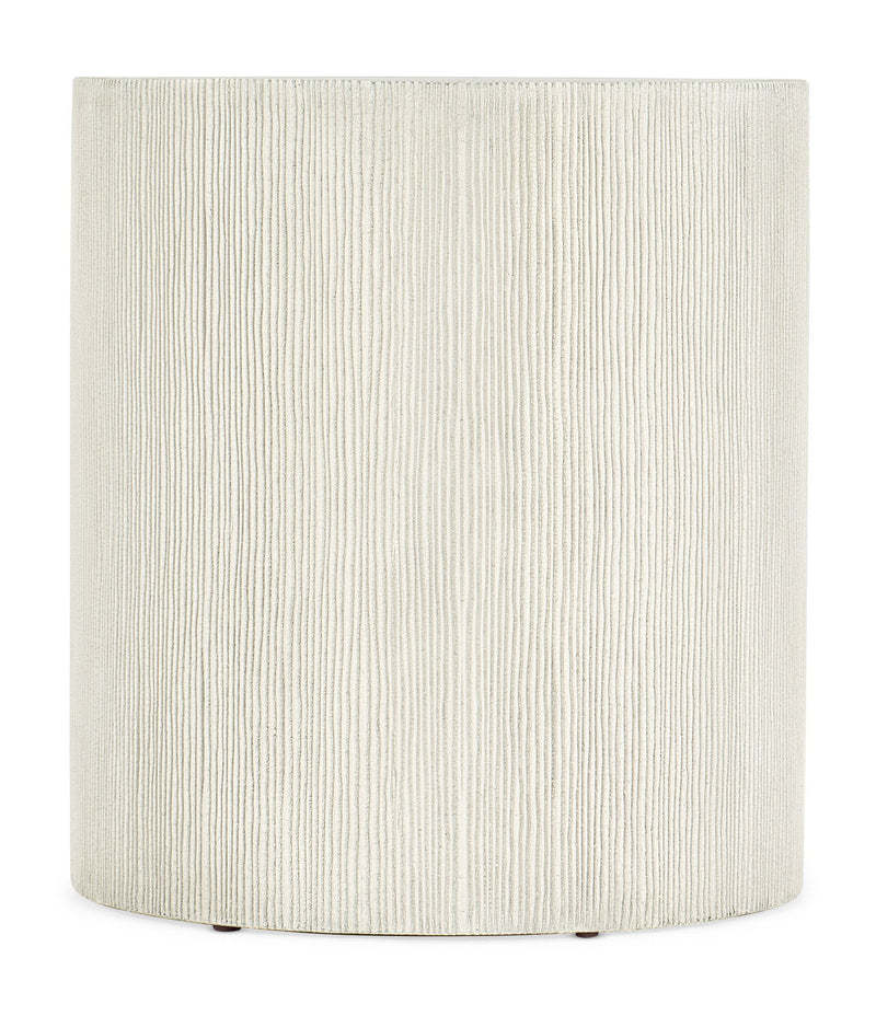 Serenity - Swale Round Side Table - White