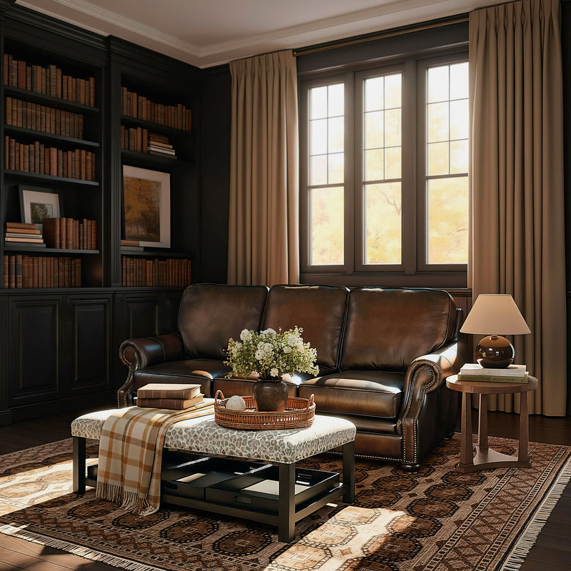 SS - Montgomery Sofa - Dark Brown