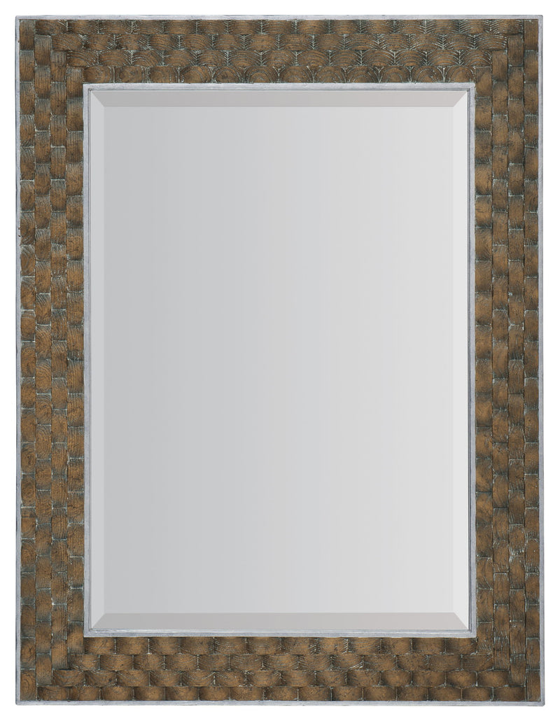 Sundance - Portrait Mirror - Light Brown / Dark Brown