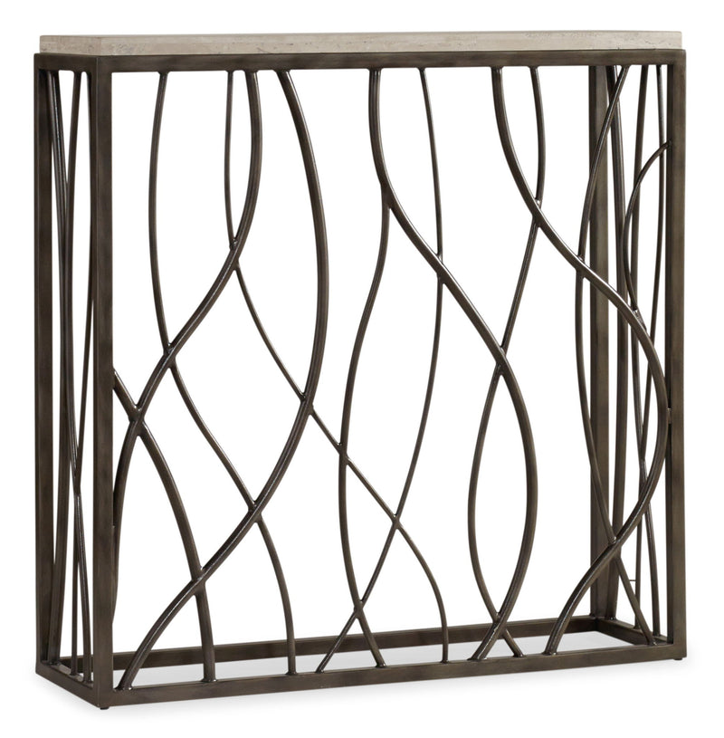 Home Accent - Thin Metal Console - Dark Gray