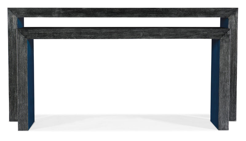 Melange - Halen Nesting Sofa Tables - Black