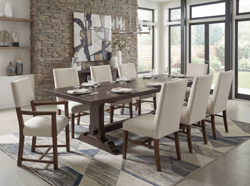 Driftwood - Upholstered Side Chair (Set of 2) - Beige / Worn Saddle