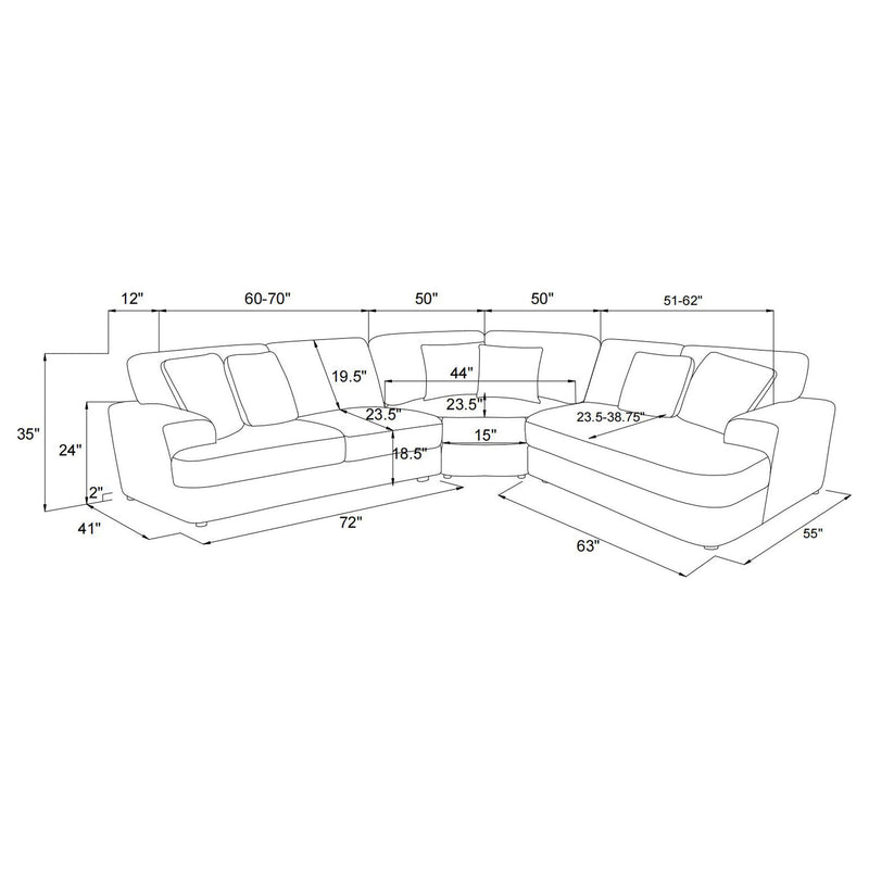 Langford - Sectional Sofa