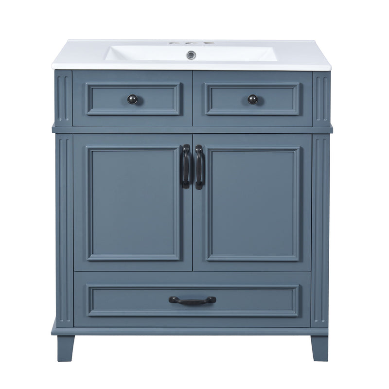 Bathroom Vanity With Sink, Storage Cabinet