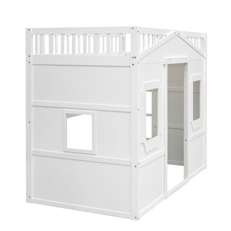 House Loft Bed With Ladder