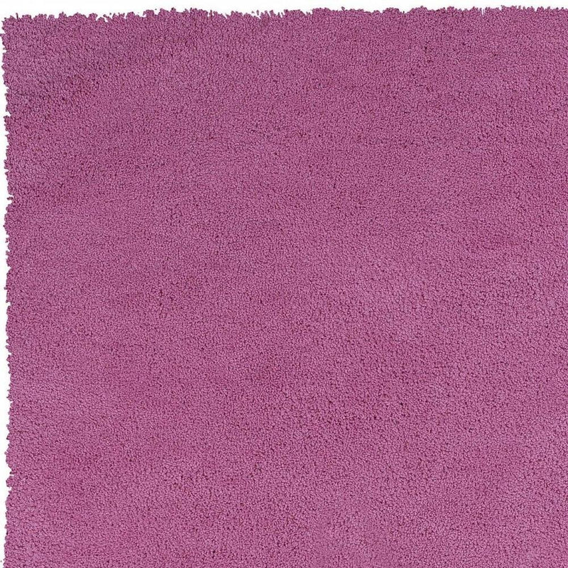 8' Hot Pink Hand Woven Round Rug