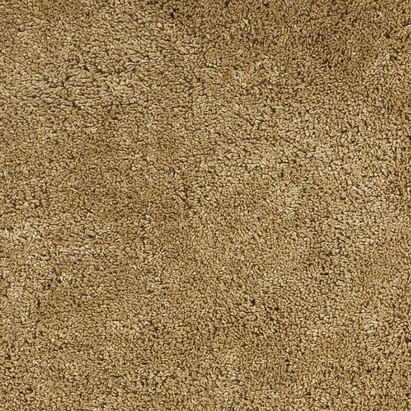 8' X 11' Gold Shag Hand Woven Area Rug