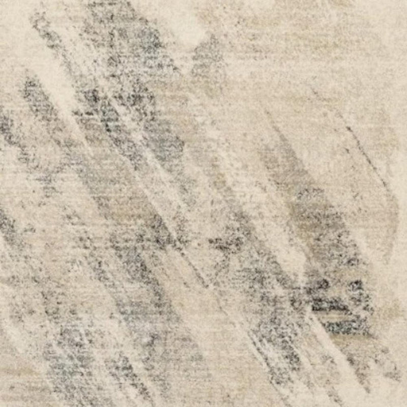8' X 10' Gray And Ivory Abstract Area Rug