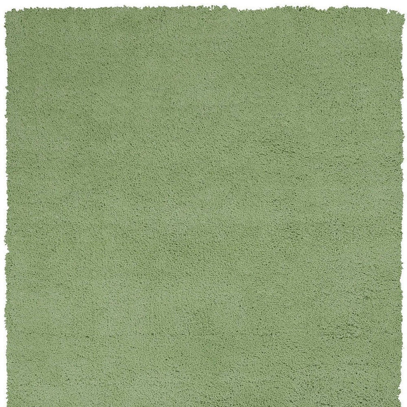8' Green Round Hand Woven Area Rug