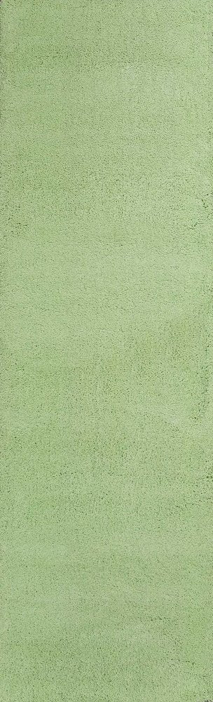 8' Green Round Hand Woven Area Rug