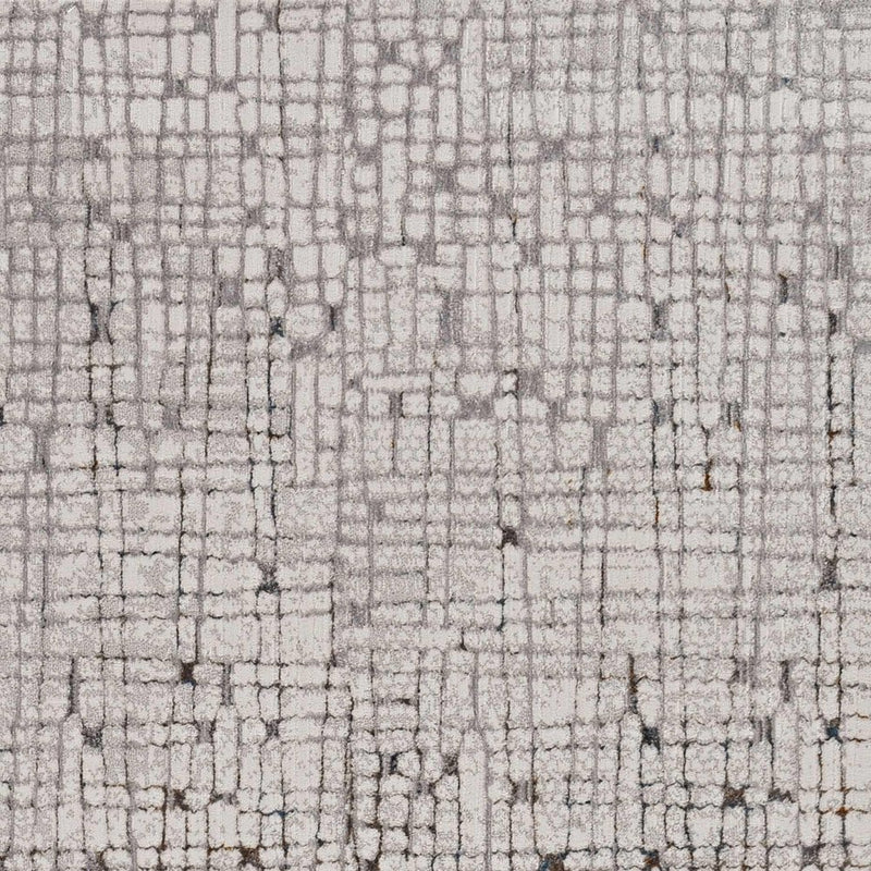 8' X 11' Gray And Black Abstract Area Rug