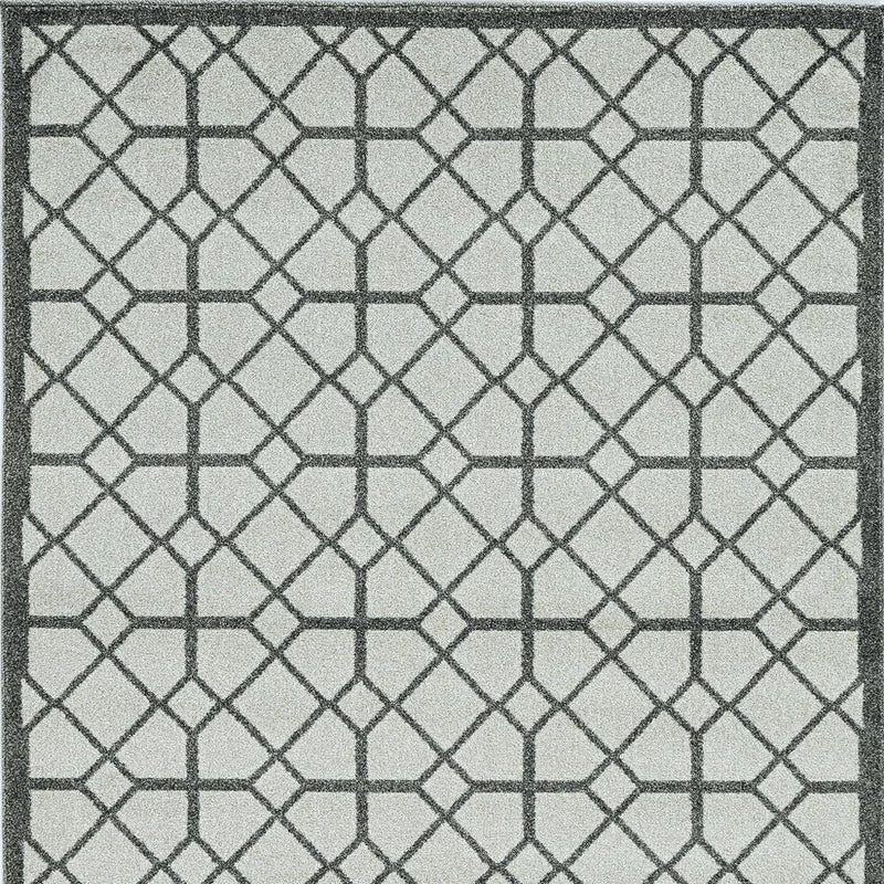3' X 5' Ivory Or Grey Polypropylene Rug