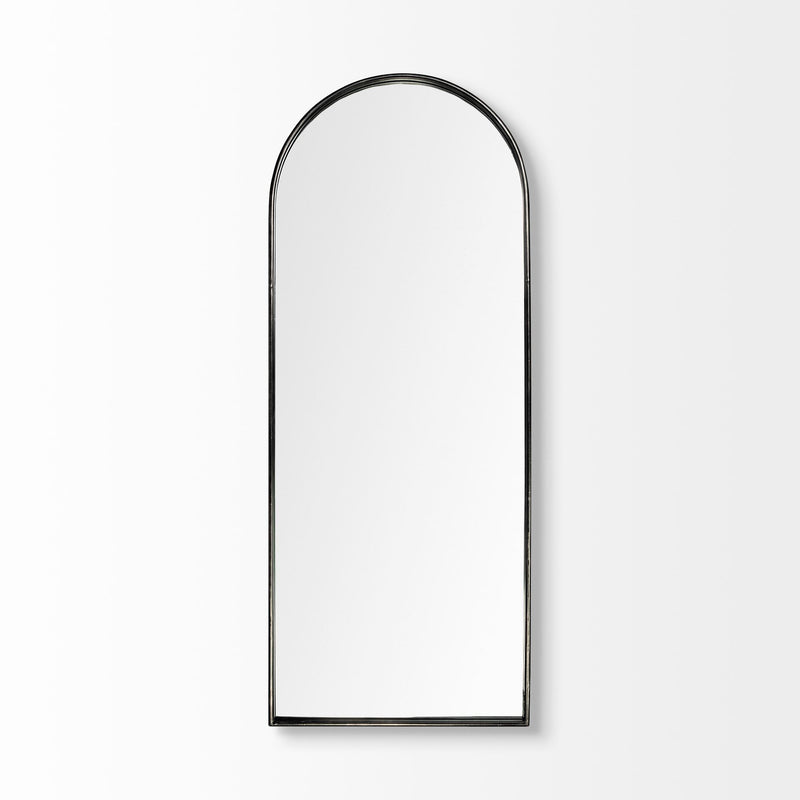 70" Gold Arch Metal Framed Accent Mirror