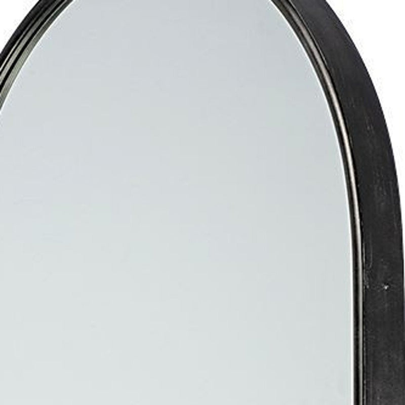 70" Gold Arch Metal Framed Accent Mirror