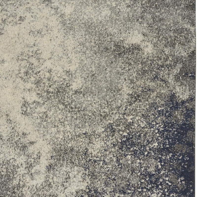 4' X 6' Gray And Ivory Abstract Area Rug