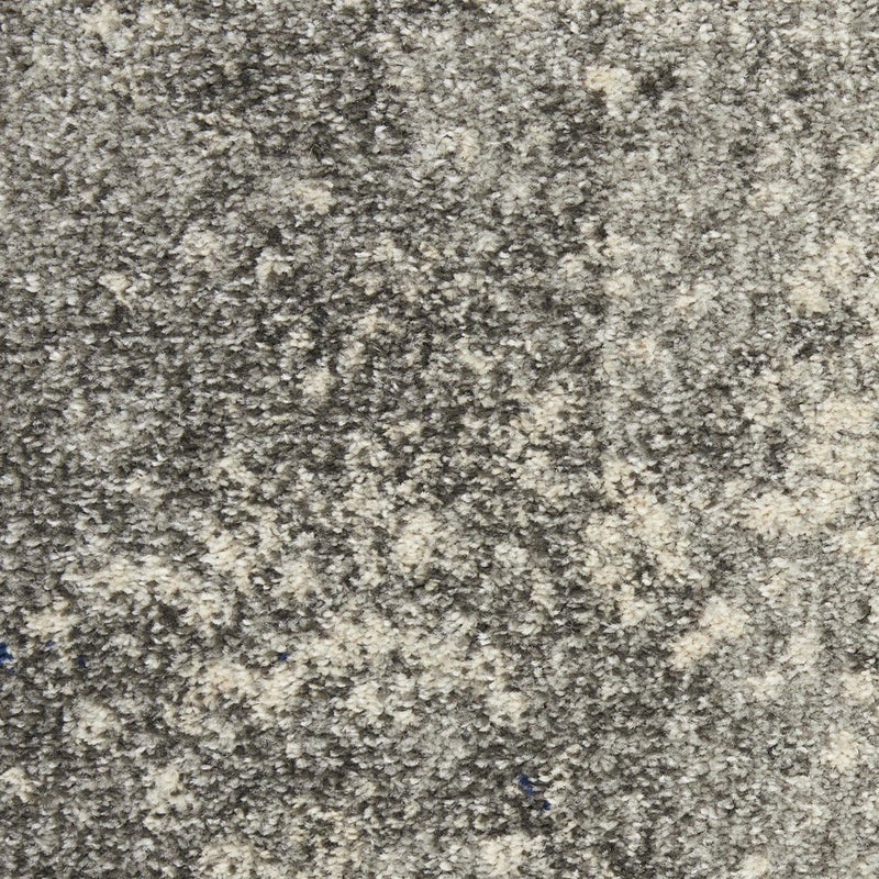 4' X 6' Gray And Ivory Abstract Area Rug