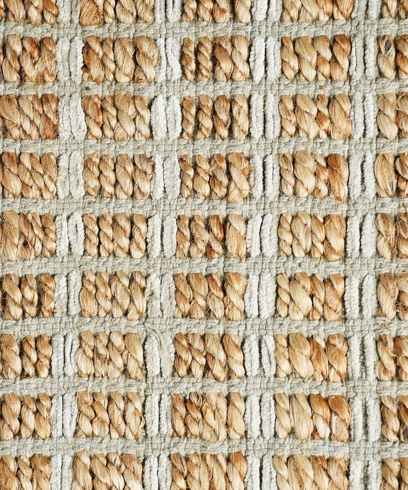 9' X 12' Natural Jute Hand Woven Area Rug