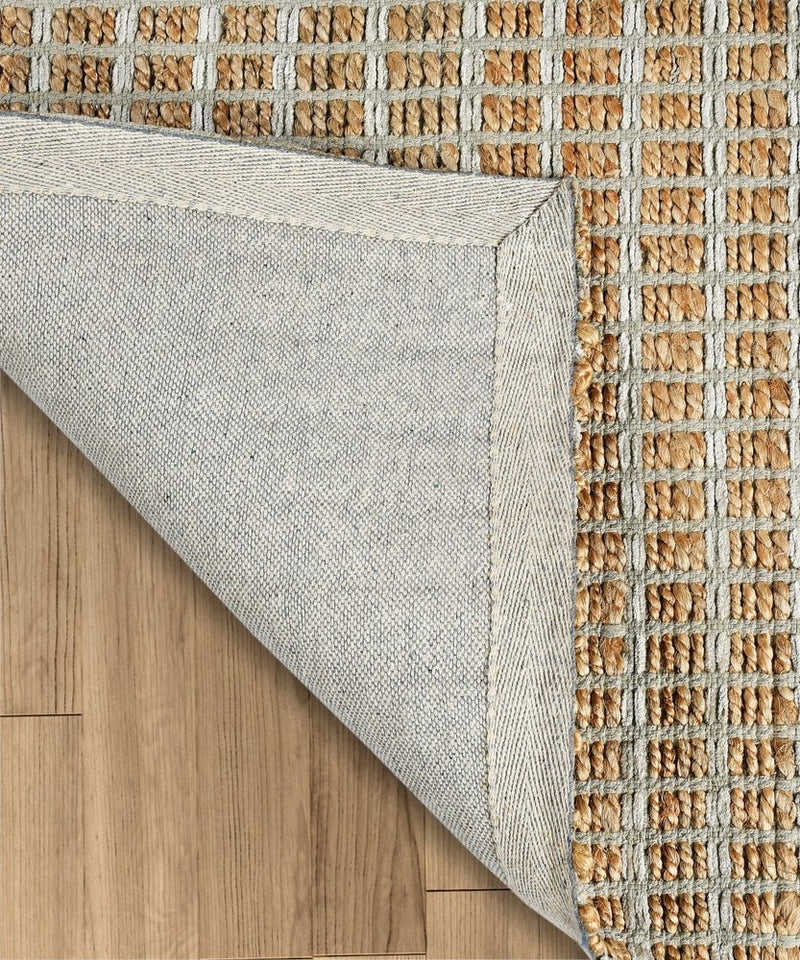 9' X 12' Natural Jute Hand Woven Area Rug