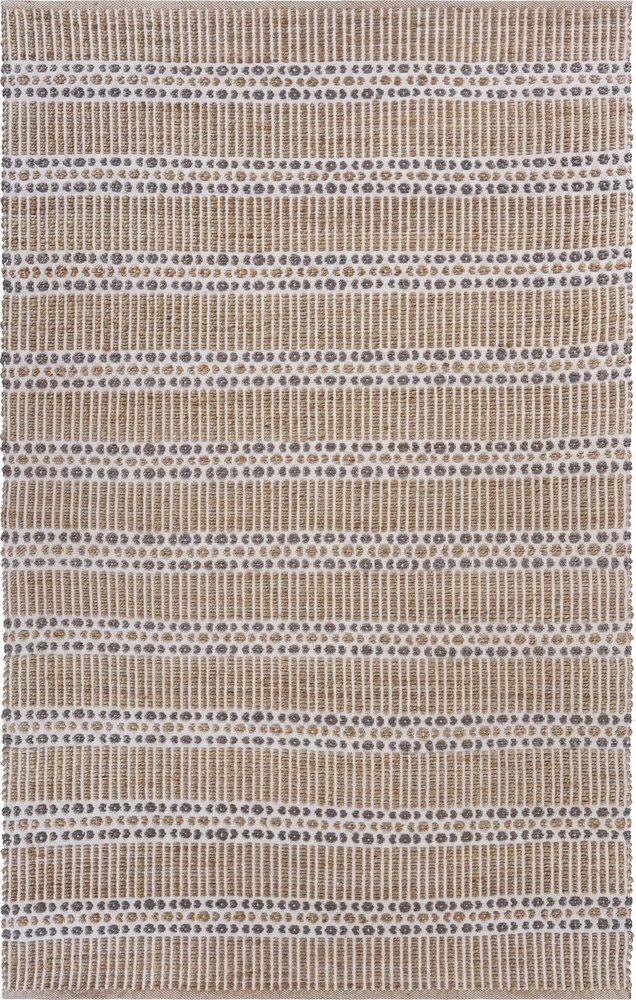 5' X 8' Natural Hand Woven Area Rug