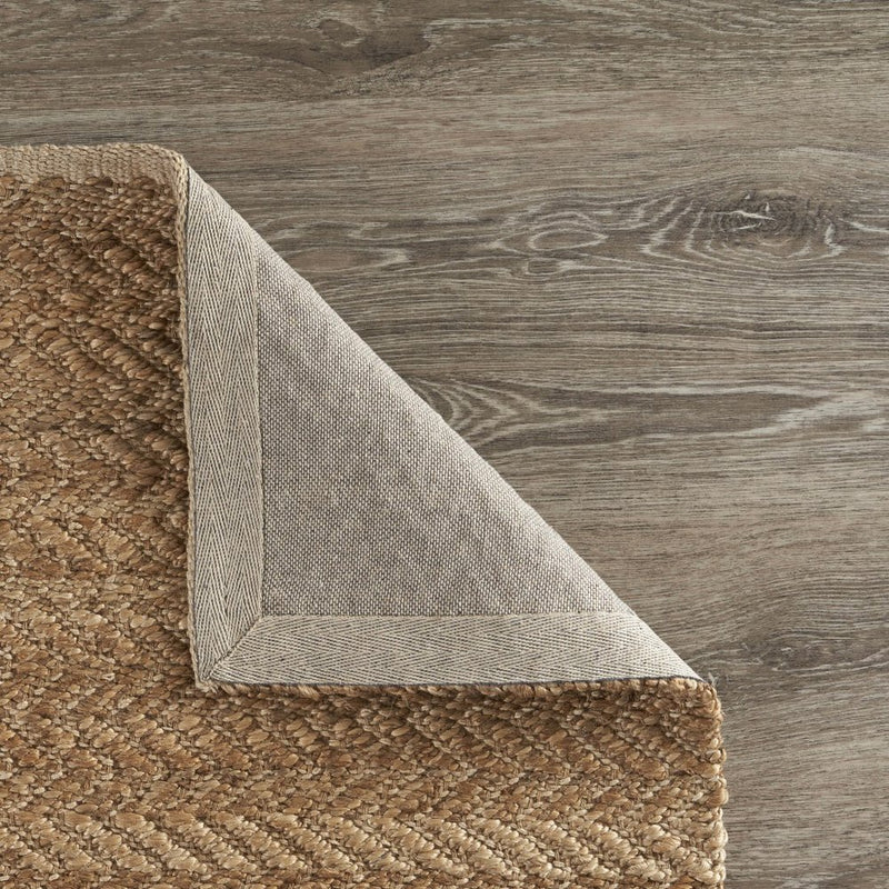 9' X 12' Natural Jute Hand Woven Area Rug