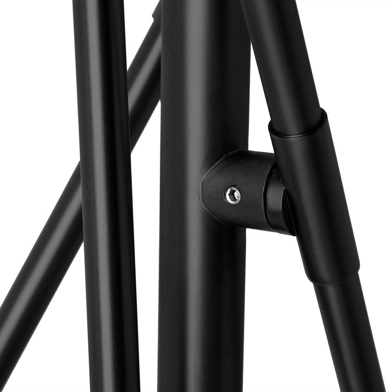 84" Black LED Floor Lamp With White
