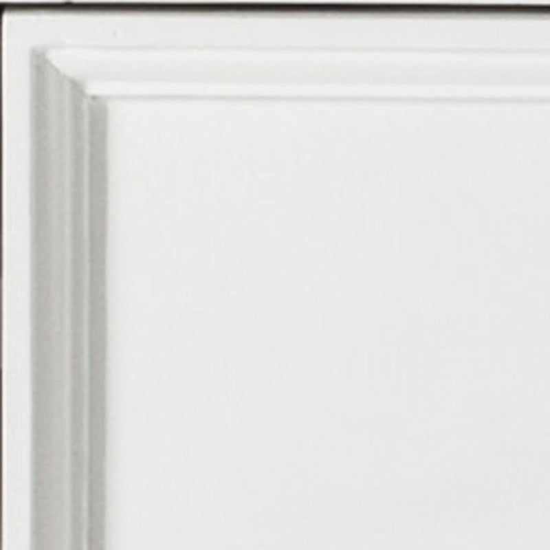 24" White Solid Wood Distressed One Drawer Nightstand