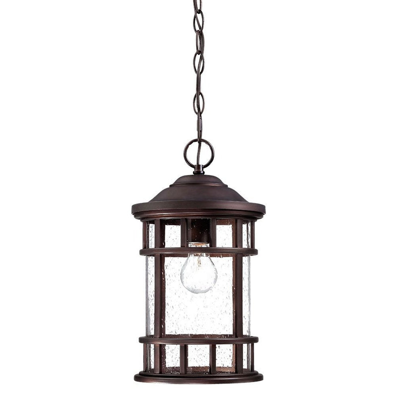 Black Lantern Seeded Metal Dimmable Chandelier With Clear Shades