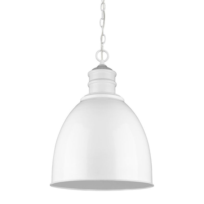 White Metal Dimmable Ceiling Light With White Shades