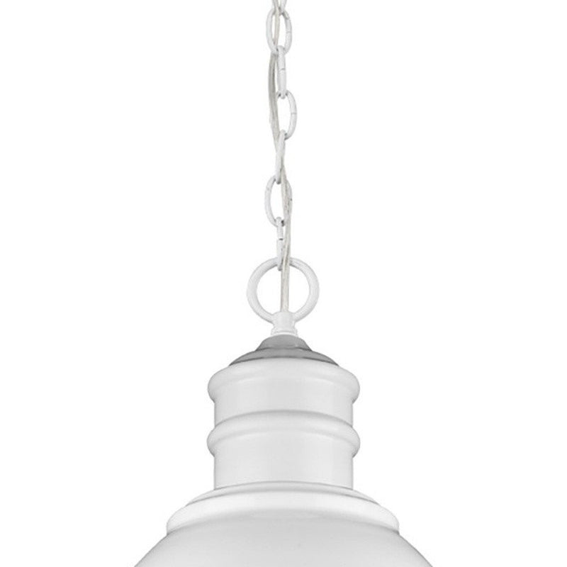 White Metal Dimmable Ceiling Light With White Shades