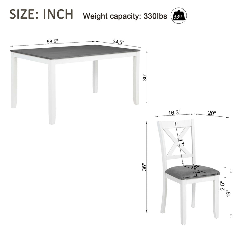 Kitchen Dining Set, Rectangular Dining Table