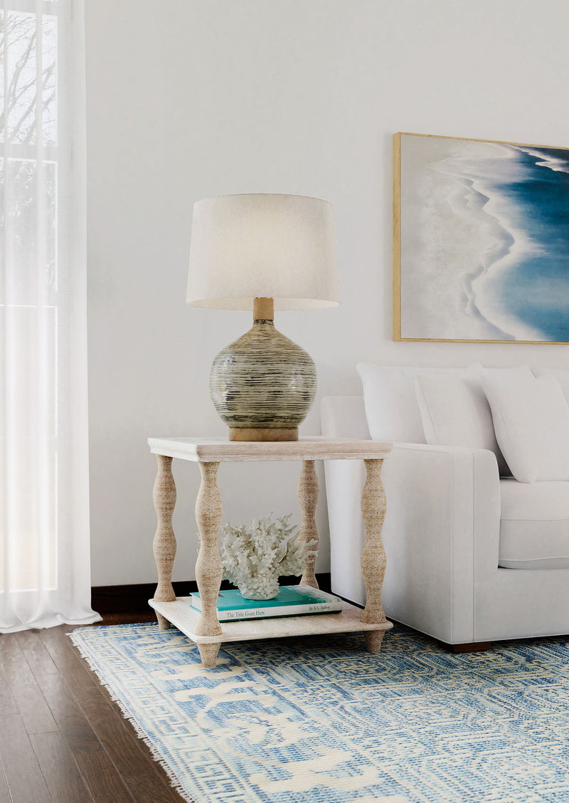 Serenity - Bahari Lamp Table - Beige