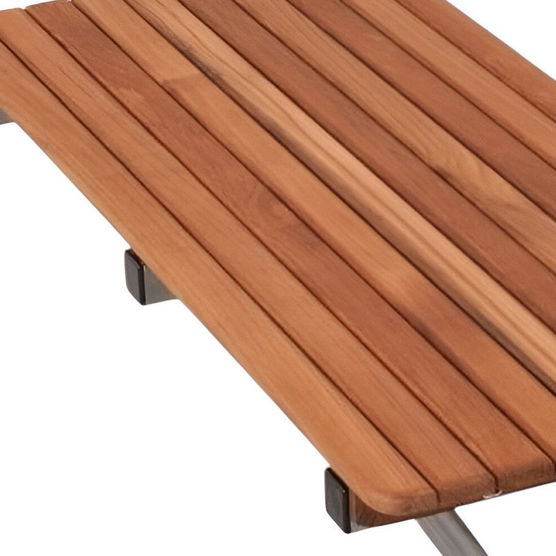 36" Premium Wall Mount Teak Shower Bench