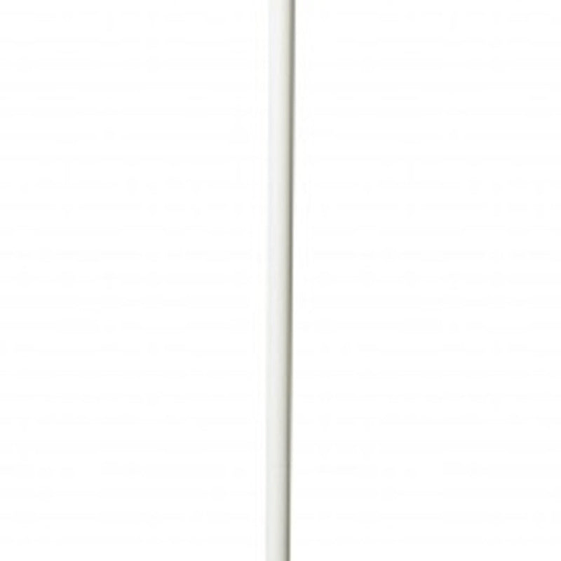 73" White LED Torchiere Floor Lamp With White
