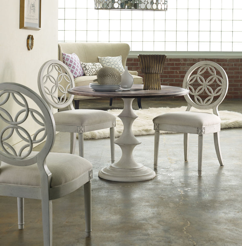 Melange - Brynlee Side Chair - White