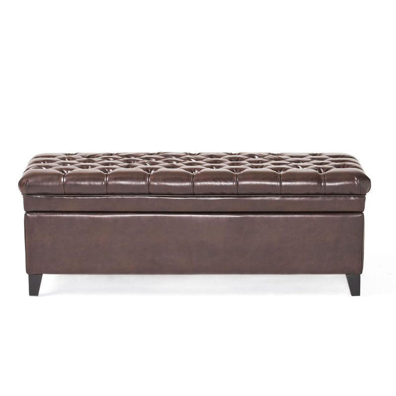 Juliana - Storage Ottoman With Birch Legs