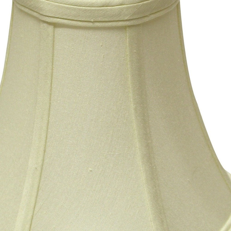 Ivory Monay Shantung Silk Bell Lamp Shade